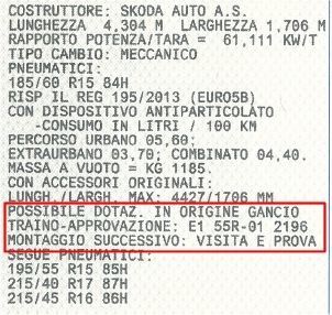 gancio traino di fabbrica - Škoda Octavia 3 (2013-2019) - Skoda Club Italia