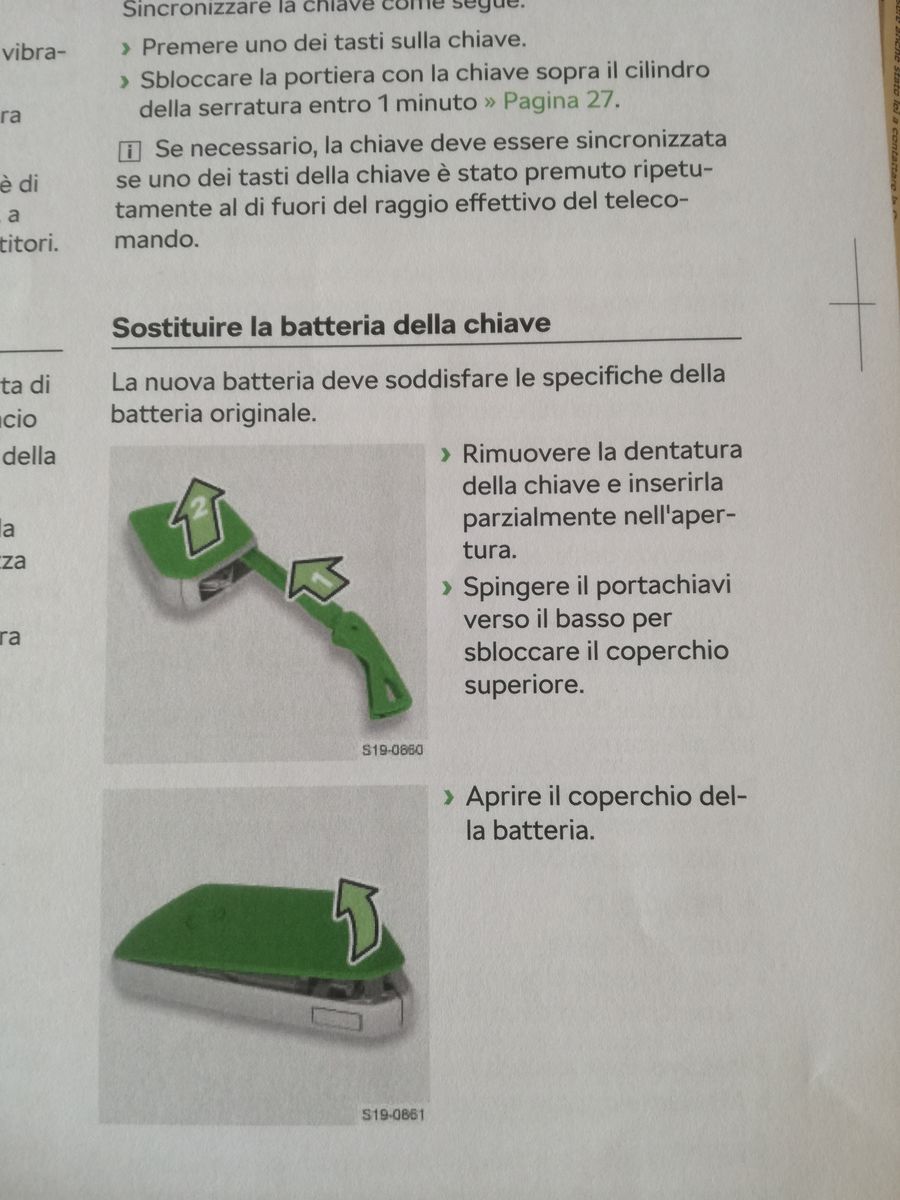 Batteria telecomando chiave - Škoda Octavia 4 (2020-oggi) - Skoda Club  Italia